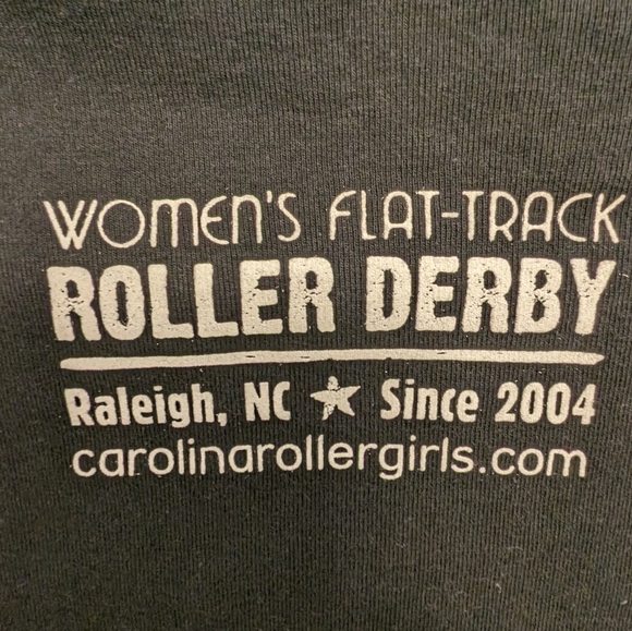 Carolina Rollergirls size XL women's fitted Tshirt - Picture 4 of 5